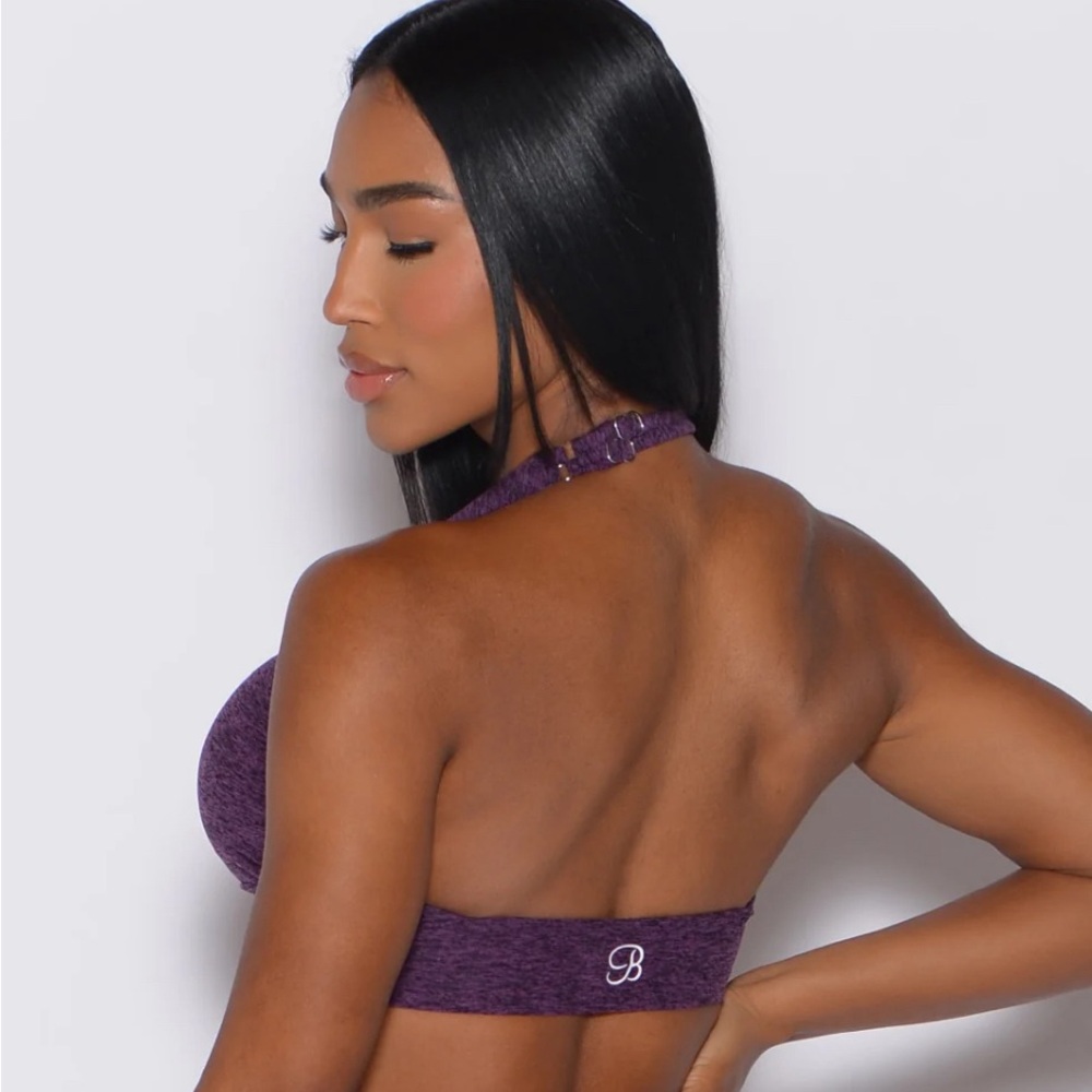 BOMBSHELL SPORTSWEAR - PURPLE BACKLESS BRA